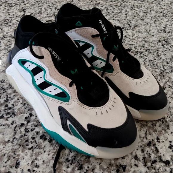 adidas Originals | Shoes | Adidas Originals Streetball Ii Whiteblackgreen  Basketball Sneakers | Poshmark